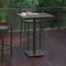 Flash Furniture 32in Square Gray Wash Bar Height Poly Slat Table XU-HW1045-3232-GY-GG - alternate 9